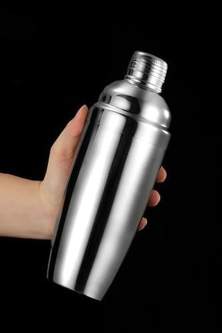 Komple Çelik 500 Ml Shaker Kokteyl Hazırlama Kabı Bardağı Cin344 Açık