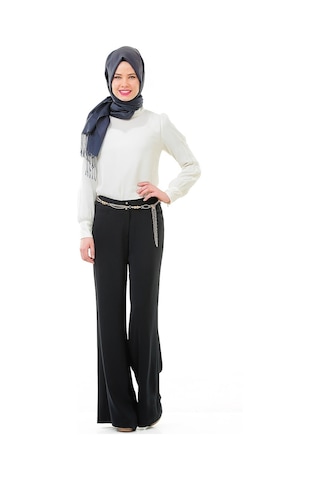 Soralline Kadın Pantalon Abiye 1678 Lacivert Lacivert