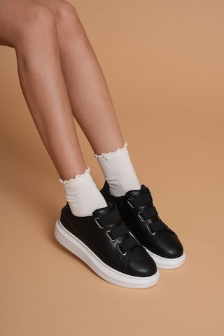 Luis A Costa Lc103 Siyah Cilt Beyaz Taban Kadın Sneaker Renkli