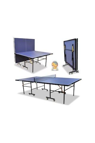 Dynamic Delux Lite Indoor Masa Tenisi Masası - 16mm 2 Raket 3 Top Ağdemir Set