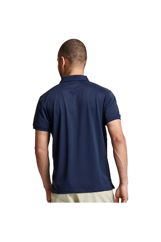 Slam Slam Tech Pique Polo Ls Erkek Mavi Tişört W13 Lacivert