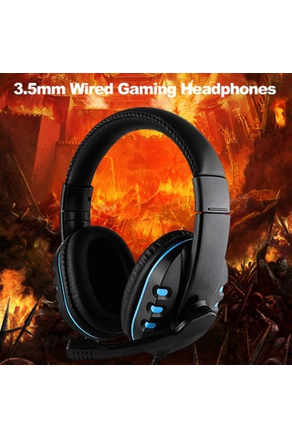 Gajeena P4726c 3.5mm Kulak Üstü Oyun Kulaklığı - Harici Mikrofonlu, Ses Kontrollü, Siyah-kırmızı