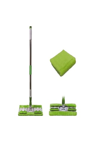 Sihirli Mandallı Teleskobik Mop Set  + Yedek Mop