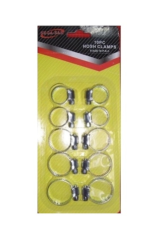 10 Değişik Kelepçe Seti Clamp Set Lisinya Çok Renkli