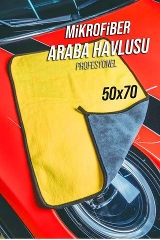 Premium Xl Boy Mikrofiber Kalın Büyük Boy Emici Çift Yüzlü Araç Kaporta Kurulama Cila Bezi Xl