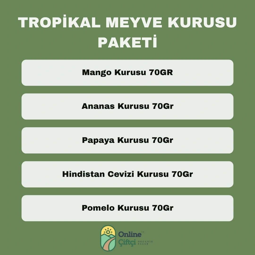 Online Çiftçi Tropikal Meyve Seti 5 x 70 G