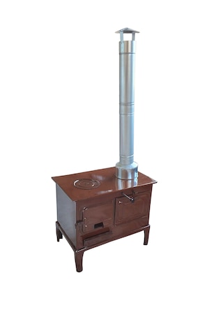 Fırınlı Kamp Sobası Emaye Kuzine Soba