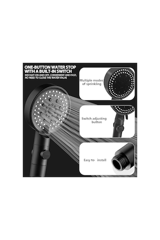 Duş Başlığı Seti 5 Mod Diğer