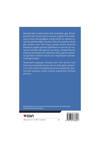 Osmanlı Dan Cumhuriyet E Şiir Antolojisi