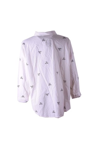 Trender Beyaz Kadın Gömlek 71595 Beyaz