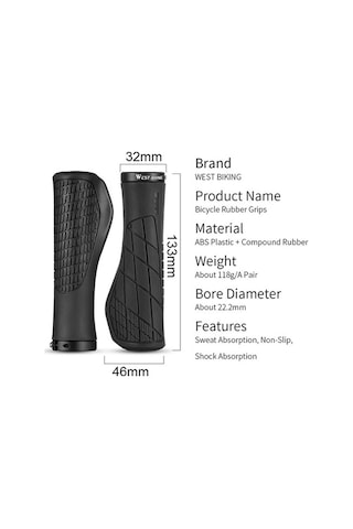 Artfulabode Yumuşak Turuncu Şok Silikon Saplı Mtb Kaymaz Tutuşlu Ergonomik Emici Çift Bisiklet Gidon Turuncu