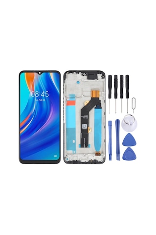 Cbtx Tecno Spark 7t Sayısallaştırıcı Uyumlu Lcd Ekran Çerçeveli Tam Montaj