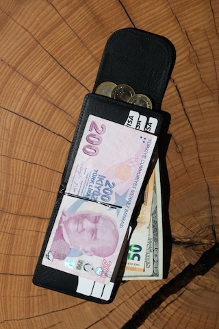 Lenax Leather Mono Klips Hakiki Deri Erkek Cüzdan Nakit Para Klipsli, Mıknatıslı Kapak, Bozuk Para Cepli Siyah