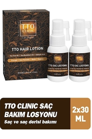 Tto Clinic Saç Losyonu 30ml X 2 Adet