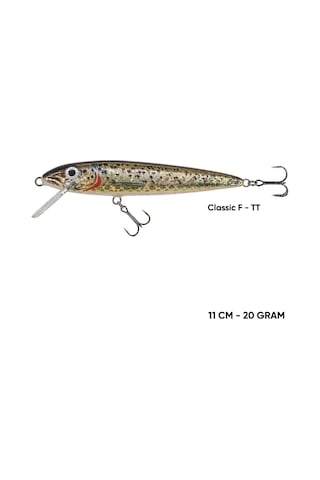 Maket Balık - Rapala - Jaxon Classic F - Tt - 11 Cm 20 Gr