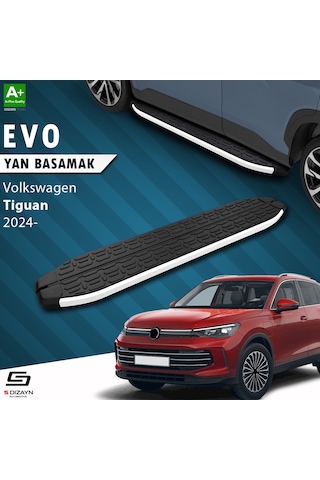S-dizayn Vw Tiguan 3 Evo Aluminyum Yan Basamak 183 Cm 2024 Üzeri