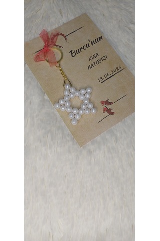 Hediyelik Yıldız Anahtarlık - 25 Adet- Nişan,bebek,nikah ,kına Hatırası, Kına Hediyelik