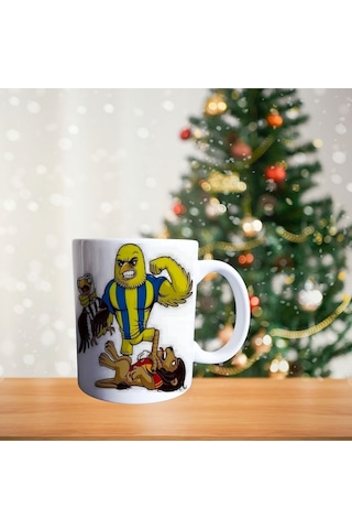 Fenerbahçe Atatürk Porselen Kupa 368 Beyaz