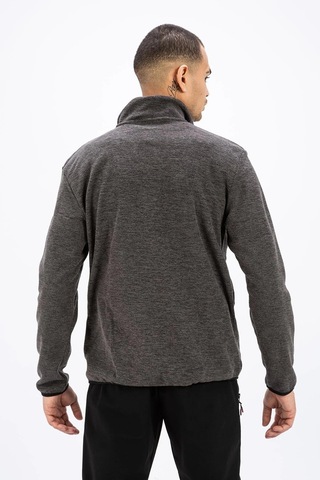 Exuma 2112125-065 Melanj Half Zip Polar M Erkek Polar Siyah