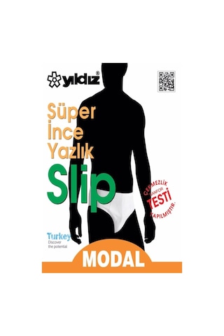 Yıldız Erkek Modal Süper Ince Yazlık Slip Külot 3'Lü Paket - 118-