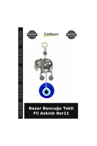 Nazar Boncuğu Tekli Fil Askılık Duvar Objesi Hediyelik Aksesuar Koruyucu Sembol Diğer