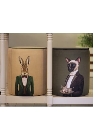 Mr. Rabbıt Puf Kumaşı Süettir. Uluslararası Solmama Sertifikasına Sahiptir. Çok Renkli