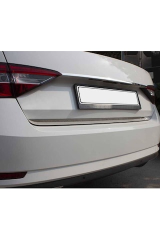 Skoda Süperb B3 Krom Bagaj Alt Çıta 2015-2020 Arası P.Çelik