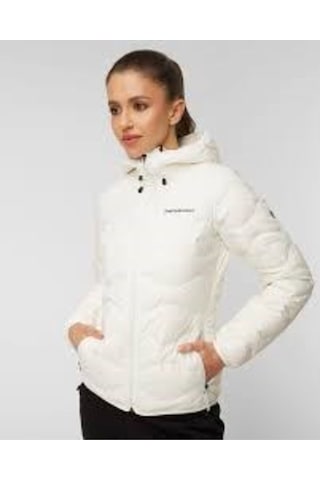 W Helium Down Hood Jacket Outdoor Ceketi Offwhıte G77852200-30227 Beyaz