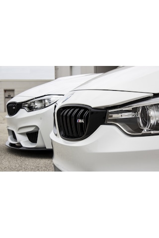 Bmw 4 Serisi F32 F36 M4 Ön Panjur Böbrek Piano Black Çift Tırnak