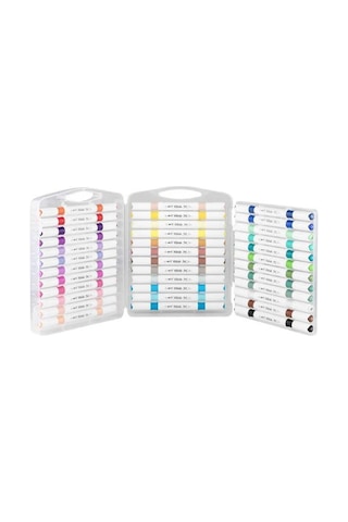 Art-x Acrylic Marker Duo Marker Çift Uçlu Su Bazlı Boyama Kalemi 36 Renk Set
