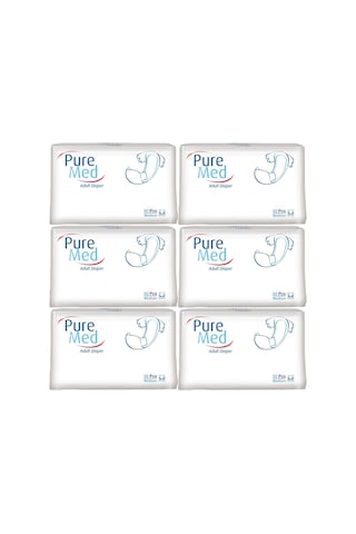 Puremed Yetişkin Bezi Bel Bantlı Tekstil Yüzey M - Orta -180 Adet