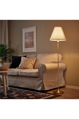 Ikea Flyghöjd Yer Lambası, Pirinç-bej, 143 Cm Diğer