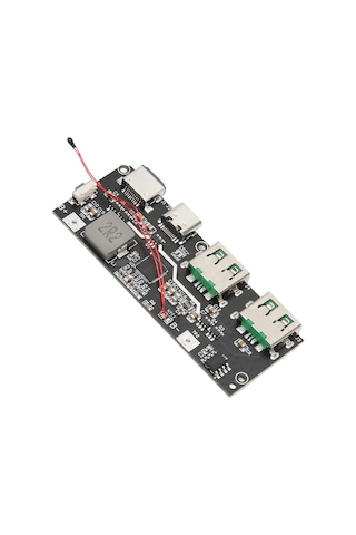 Çift Usb 5v 22.5w Ledli Micro Type-c Powerbank Hızlı Şarj Modülü