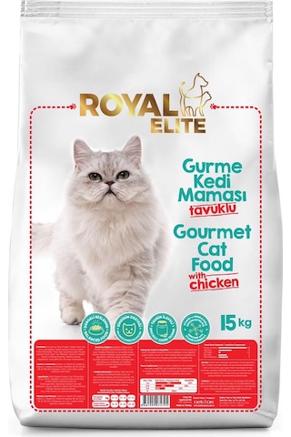 Royal Elite Gurme Tavuklu Yetişkin Kedi Maması 15 KG