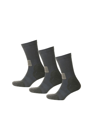 Thermoform Active Çorap Unisex 3'lü Paket Haki Renkli