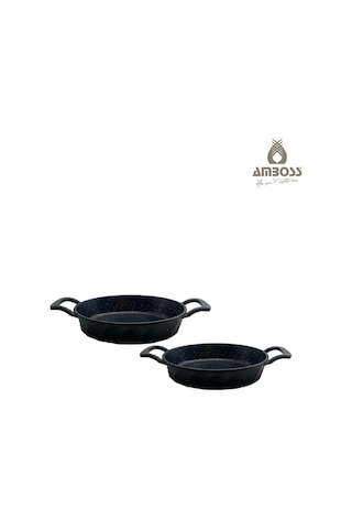 Montenegro 2 Parça Döküm 18-20 Cm Sahan Set Siyah