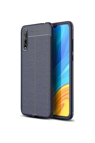 Apsuwa Huawei Y8p Kılıf Niss Deri Dokulu Silikon