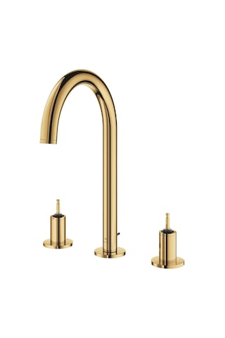 Grohe Atrio Private Collection 20593GL0 1/2" L-Boyut Üç Delikli Lavabo Bataryası Altın