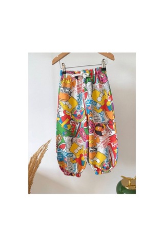Snook Kids Baskılı Pantolon Sarı Sarı