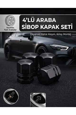 Peugeot 306 Siyahffe Uyumlu Sibop Kapağı Siyah 4lü