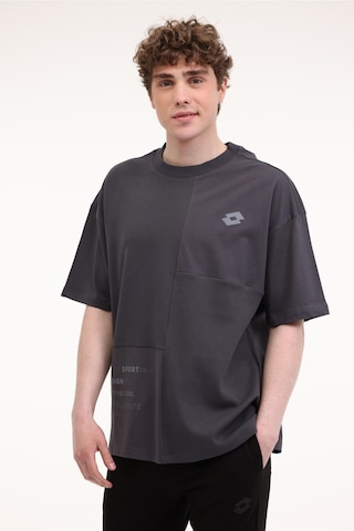 Lotto M-perla Tee 5fx Antrasit Erkek Kısa Kol T-shirt Gri