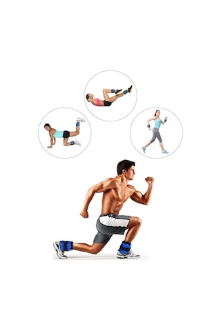 Spor Byfit 5 Kg x 2 Adet Siyah El veya Ayak Bileği Ağırlığı Siyah
