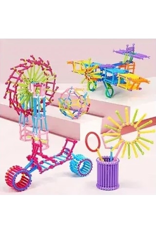 Aerobic Çubuklar Oyunu 230+parça Aerobic Sticks Eğitici Ve Eğlenceli Lego Oyunu-9061423377859