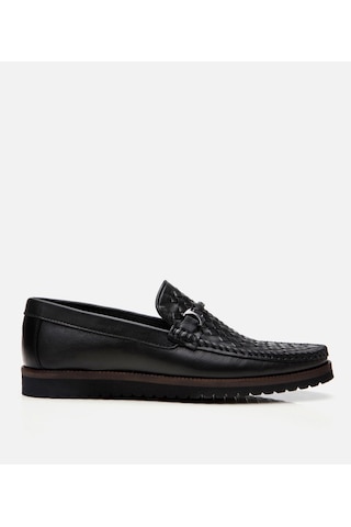 Hotiç Erkek Deri Siyah Hafif Tabanlı Toka Detaylı Loafer 02ayh302950a100 Siyah-black Siyah