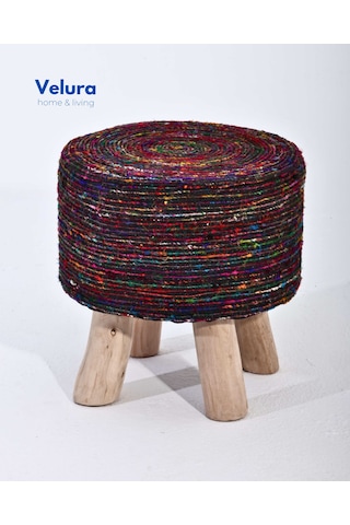 Silk Black - Puf Pembe