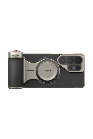 Telesin Samsung Uyumlu S26 Ultra Için Mastergrip + Nd16 Filtre + Manyetik Flaş