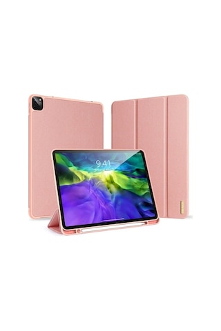 Dux Ducis İpad Pro 12.9 2021-2020-2018 Kılıf Kalem Yerli Soft Tpu Mıknatıslı Domo Series Kılıf- 57