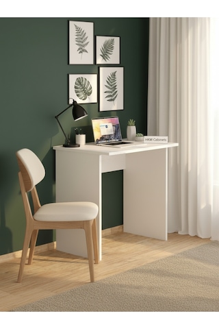 Premium Mdf Malzeme Çalışma Masası Bilgisayar Laptop Masası Ofis Genç Odası Beyaz