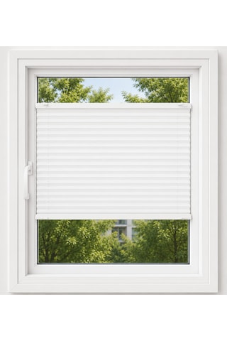 Beyaz Plise Perde Katlanır Cam Balkon, Mutfak, Salon Ve Ofis Perdesi