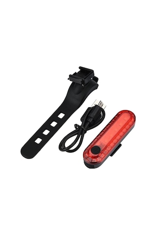Epic Nıst Usb Şarjlı Bisiklet Arka Lamba Siyah